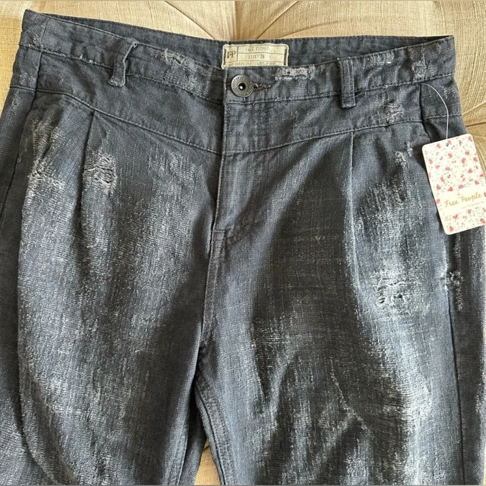 NWT Free People Distressed Trousers